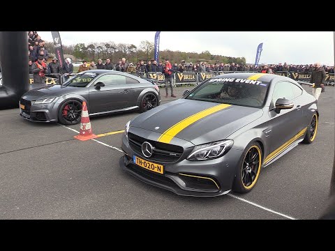 745HP RENNTech Mercedes AMG C63s vs 650HP Decatted Audi TT-RS 8S