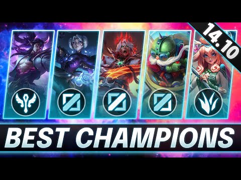 Best Champions In 14.10 for Every Role - CHAMPS to MAIN for FREE LP - LoL Guide Patch 14.10