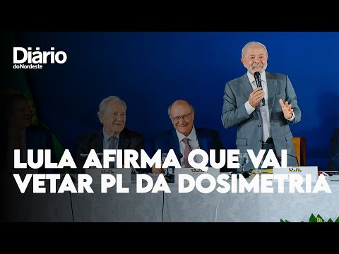 Lula afirma que vai vetar PL da Dosimetria