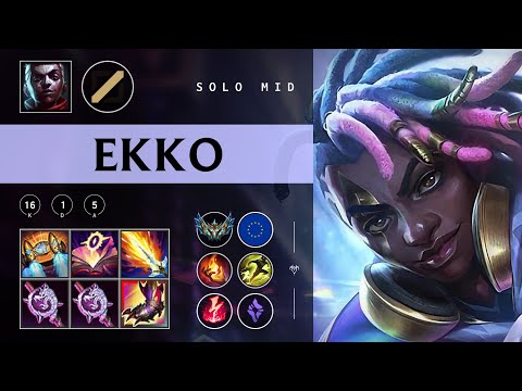 Ekko Mid vs Kassadin - EUW Challenger Patch 25.24