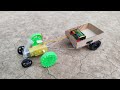 How To Make Mini Tractor Trolley With Cardboard