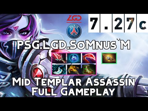 PSG.LGD.SoMnus`M | Mid Templar Assassin Full Gameplay | 7.27c Full Gameplay