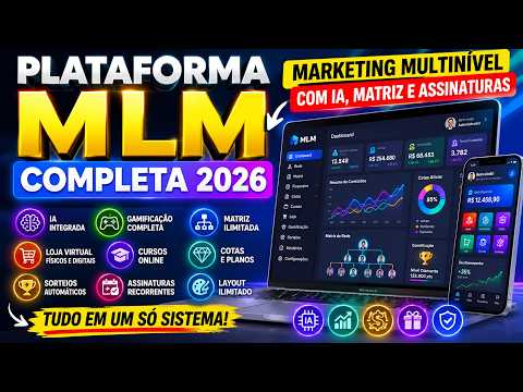 Apresentação - Script Matriz MLM com Loja Virtual | Sistema Multinível Completo
