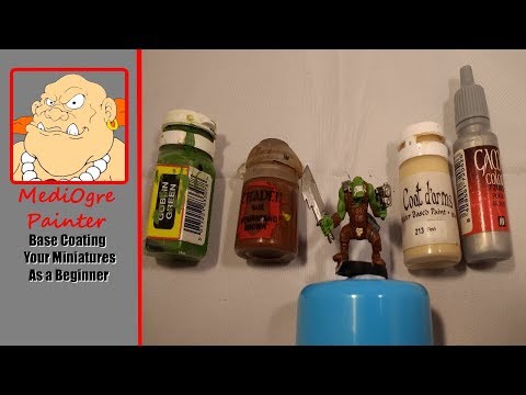 Base Coating Your Miniatures - As a Beginner
