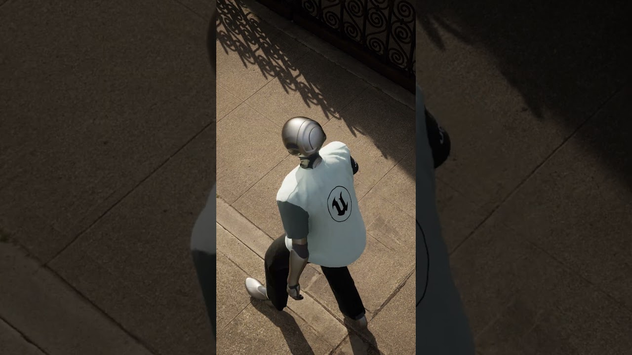 Panel-based Chaos Cloth with ML simulation  #UnrealEngine