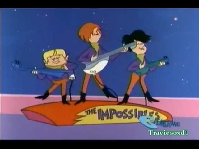 Vídeo relacionado con The Impossibles Retro Hanna Barbera - Camiseta para hombre, diseño con impresión gráfica, color negro, Negro , S