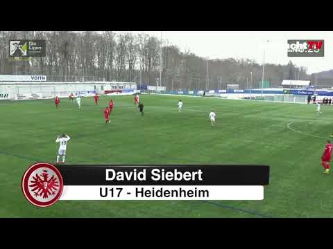 Kandidat für das Tor des Monats Dezember 2017: David Siebert (U17)