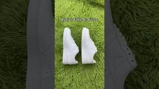 Real Vs Fake White Air Force 1 🤍 #sneakerhead #sneakers #viral