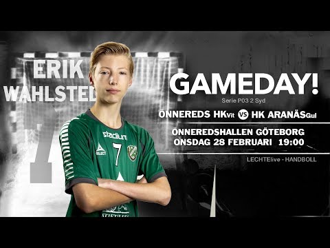 2018-02-28 P03 Önnereds HK vit - HK Aranäs gul