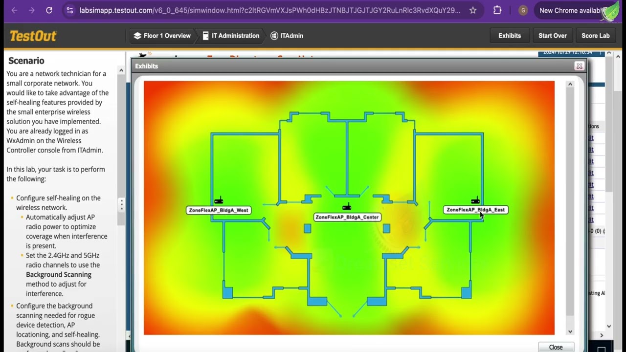 Network Pro 9.6.6 Optimize a wireless Network TestOut
