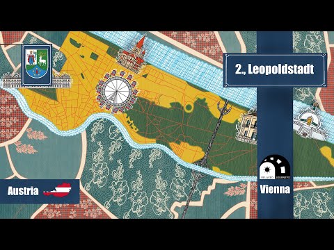 Vienna District 2: Beyond the Ring (Leopoldstadt) 🎡🌳 | Walking Path Included