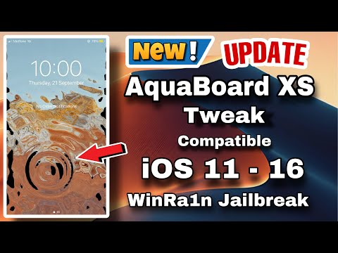✅AquaBoard XS update compatible iOS 15.7.9 - iOS 16.6.1 ( WinRa1n & Palera1n Jailbreak)✅