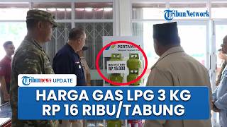 Tinjau Kopdes Merah Putih di Nganjuk, Prabowo Diperlihatkan Gas LPG 3 Kg Seharga Rp 16 Ribu/Tabung