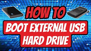 How To Boot An External USB Hard Drive On A PC | Batocera Hard Drive Demo