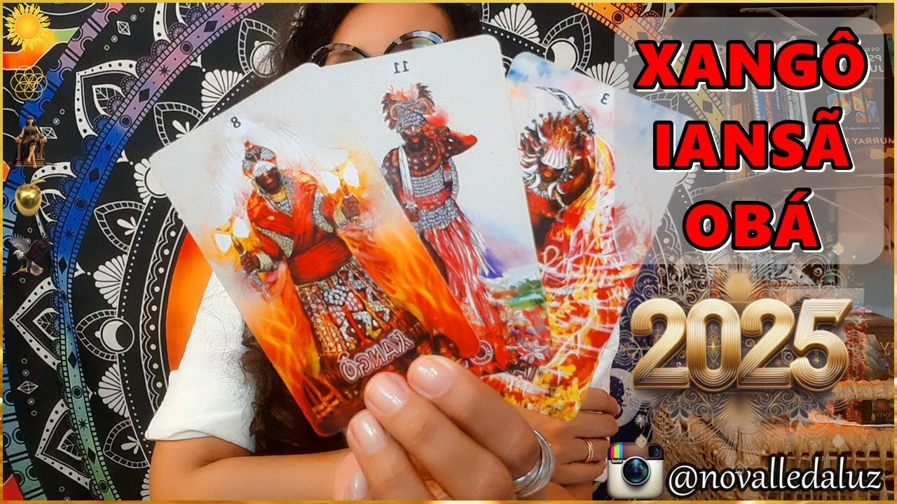 ESCOLHA A SUA OPÇÃO: IANSÃ • OBÁ • XANGÔ 🔥E RECEBA RECADOS E ALERTAS IMPORTANTES PARA O ANO DE 2025