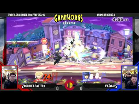Double A Battery (Cloud) Vs. JFK (Marth) - WR3