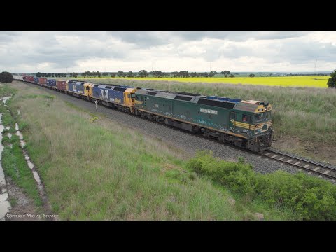 7902V Mildura Container Train With G520, BL30 & BL27 (30/9/2022) - PoathTV Australian Railways