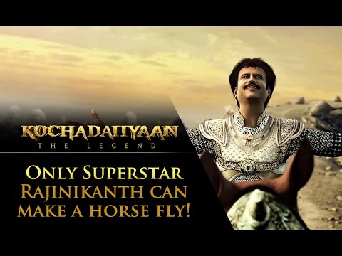 Only Superstar Rajinikanth can make a horse fly!