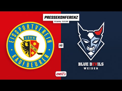 Pressekonferenz 38. Spieltag | ESV Kaufbeuren - Blue Devils Weiden