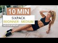 10 MIN SIXPACK WORKOUT BEGINNER TO MEDIUM LEVEL Including Breaks No Equipment I Pamela Reif