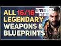 All Legendary Weapon Blueprint Locations Dying Light The Beast