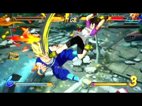 DBFZ Videl Vs Base Goku part 2