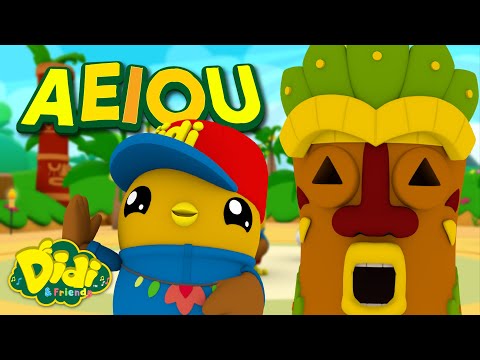 AEIOU Song | Vowel Song | ABC Learning | Didi & Friends Songs for Children