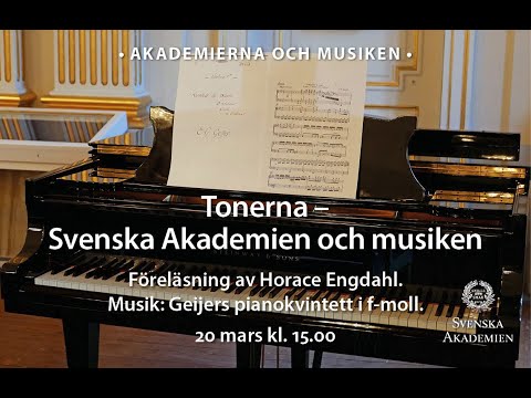 Tonerna – Svenska Akademien och musiken