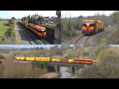 071 & the Sperry train on the Cork & South Tipp lines (13-3-2018)