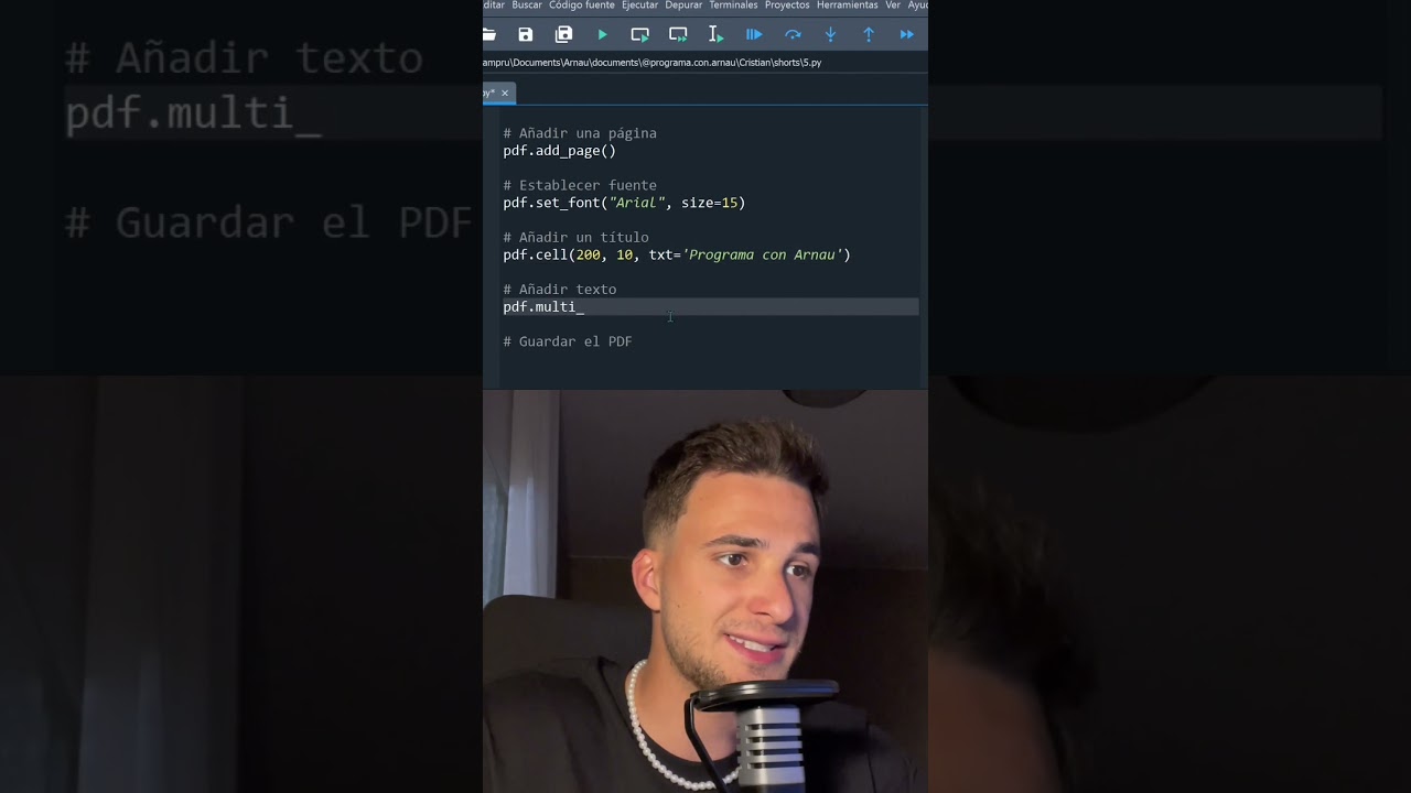 Crea un PDF en Python 📄🐍