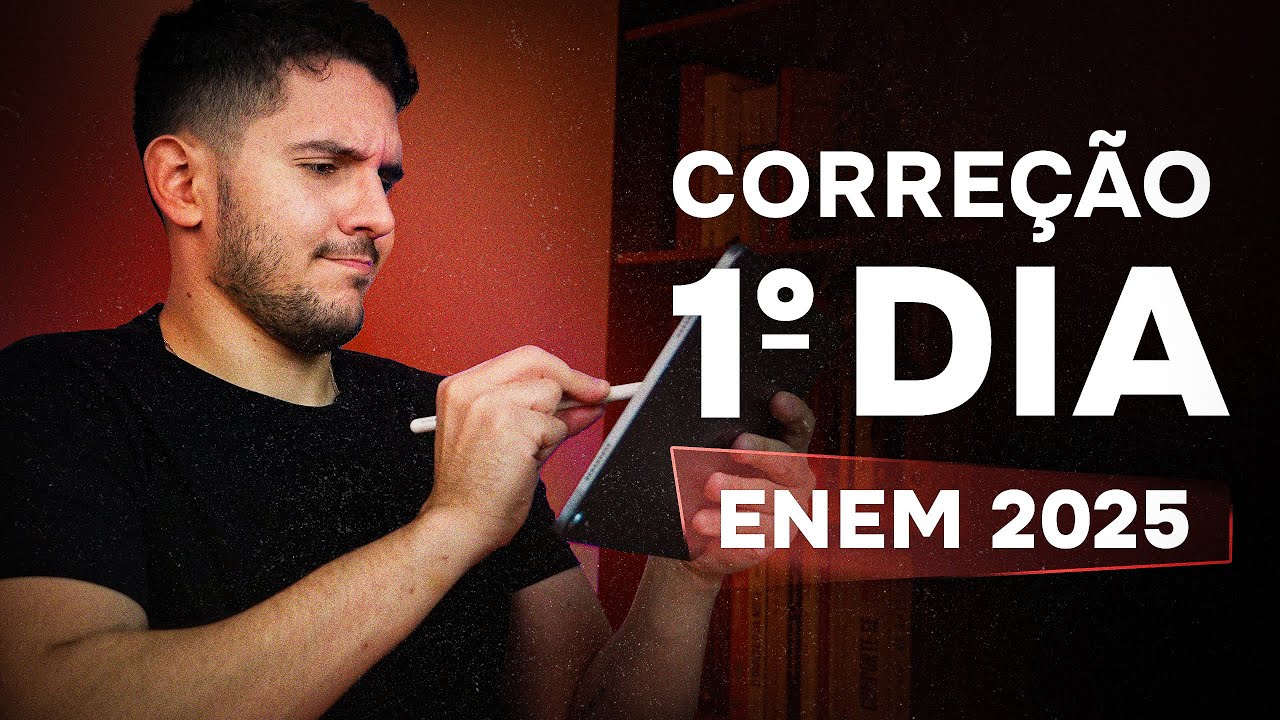CORREÇÃO do 1º DIA do ENEM (ao vivo)