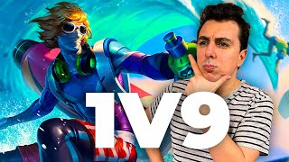 JE 1v9 CETTE GAME DE LOL AVEC LE PLUS GROS TROLL DANS MA TEAM