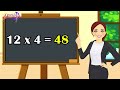 12x1=12 Multiplication, Table of Twelve 12 Tables Song Multiplication Time of tables MathsTables