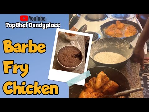 Barbe Fry Chicken with TopChef Dundyplace (Jamaican Cuisine)