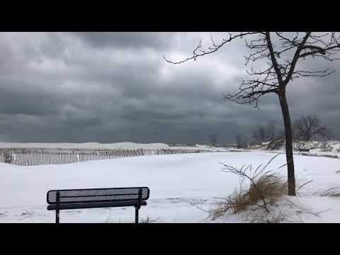 Lake Michigan Winter Waves!