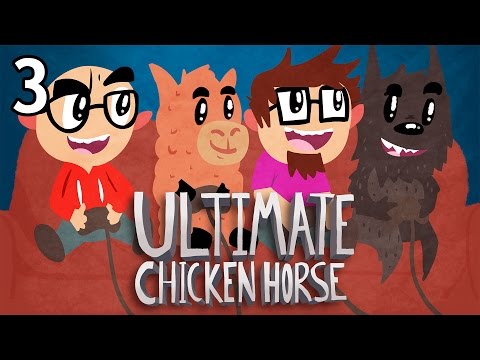 Ultimate Chicken Horse with Friends - Episode 3 - Glue Collusion