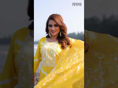 Pirohi Kesariya Premium Silk Wholesale Readymade Salwar Suit Catalog – product video thumbnail