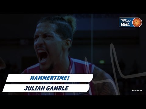 HAMMERTIME! Julian Gamble stopft aus dem oberen Stockwerk