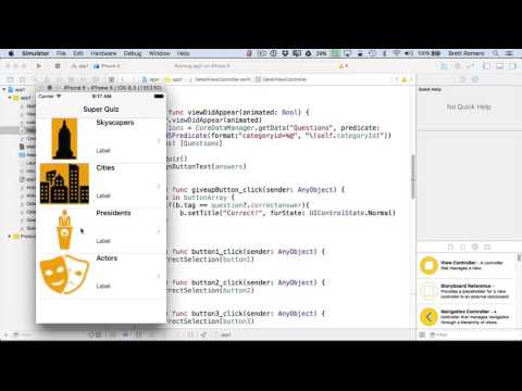 Learn To Build Your First Professional iOS App - Test Quiz