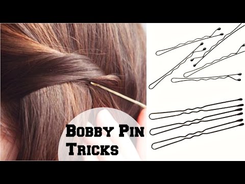How To : Use Bobby Pins And Hair Pins Correctly So...