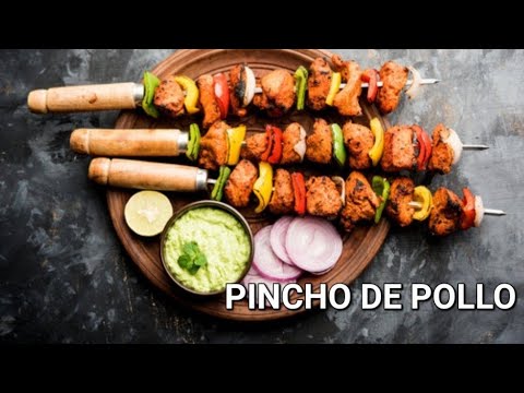 Pinchos de Pollo │Jugosos Kebab de Pollo al grill│