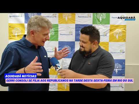 Empresário Gerri Consoli se filia ao Republicanos em SC e assume liderança no Alto Vale