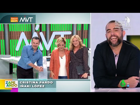 El cómico momento en el que Elisa Beni aparece en la conexión de Cristina Pardo e Iñaki López