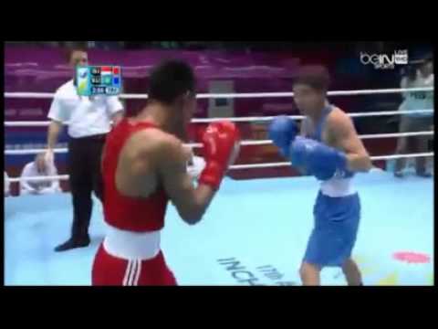 Men's Fly (52kg) Round of 16 BRIA Julio(INA) - SULEIMENOV Ilyas(KAZ)