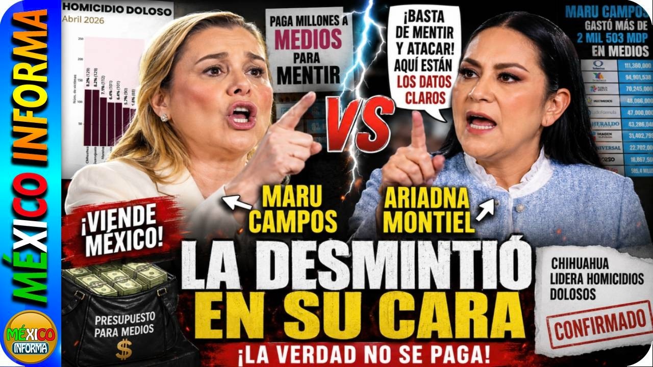 SE PASÓ DE CÍNICA Y ASÍ LA DESMINTIERON. ARIADANA MONTIEL LE DA PARA LLEVAR A MARU CAMPOS.
