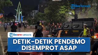 Detik-detik Mobil RAISA Semprotkan Asap Pengurai untuk Bubarkan Massa Mahasiswa di Semarang