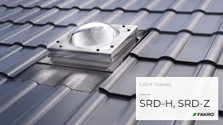 FAKRO SRD-H és SRD-Z merevfalú, kupolás fénycsatorna magastetőkhöz	