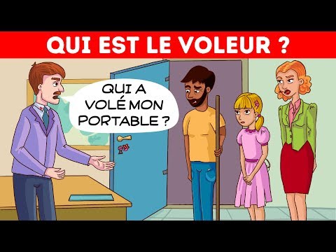 QUI EST LE VOLEUR ? DE FOLLES ÉNIGMES POUR LES ENFANTS DE L'ÉCOLE PRIMAIRE !
