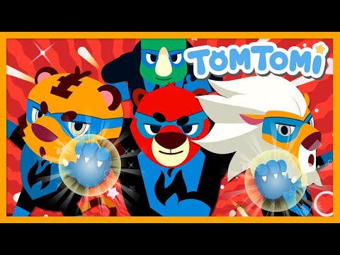 Animal Rangers✨ | Animal Song | Animal Comics | Animal Heroes | Kids Song | TOMTOMI