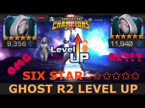 SIX STAR GHOST RANK 2 LEVEL UP! Marvel contest of Champions